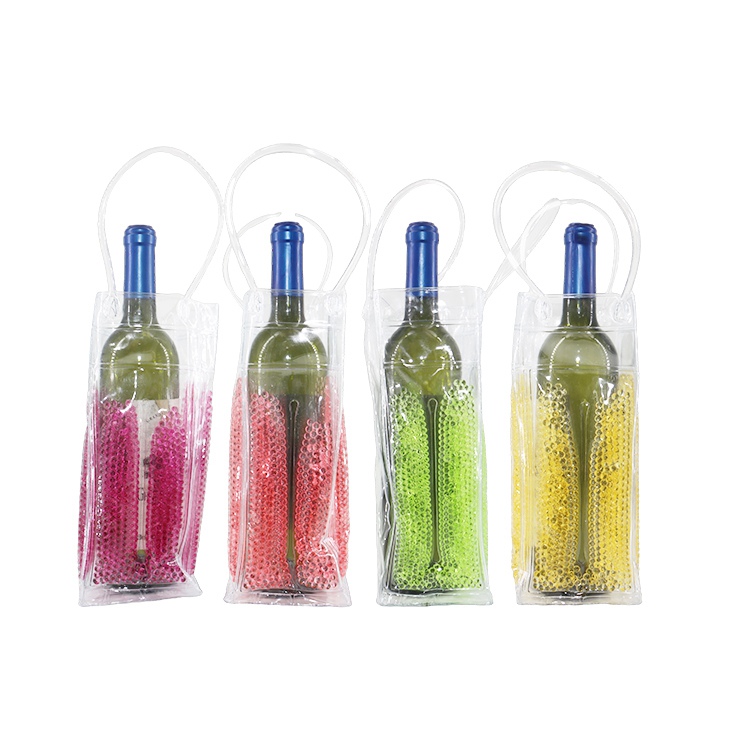 Gel beads ice pack wine bottle bag Promotional items