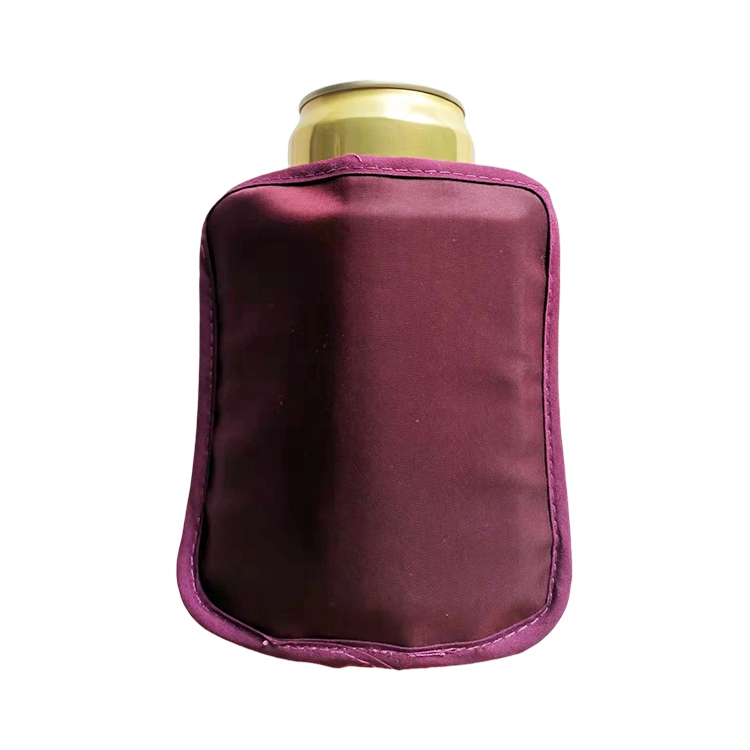 Nylon fabric ice pack tin can bottle cooler