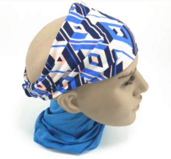 Promotional item custom printed wide yoga headband