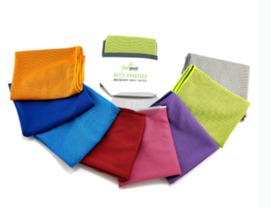 Sport cooling towel Paper sleeve packaging